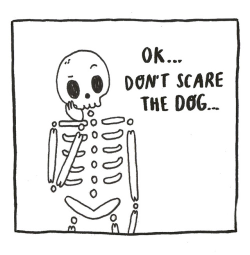 thesadghostclub: thesadghostclub: Do you like dogs, skeletons and tote bags?! Well then we’ve 