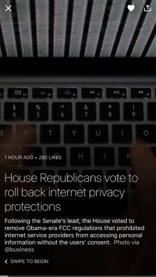 odinsblog: REPUBLICANS just sold your internet privacy to anonymous corporations, advertisers, insurance companies, employers &amp; potential employers, and to anyone else with enough money to buy your browsing history - without your consent  “We are