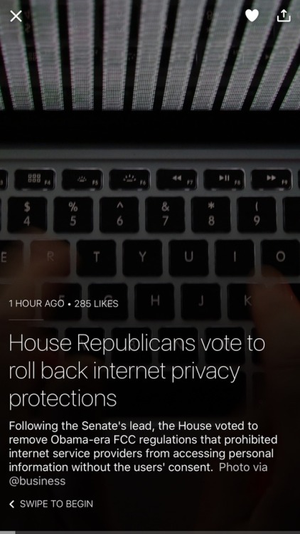 odinsblog: REPUBLICANS just sold your internet privacy to anonymous corporations, advertisers, insurance companies, employers & potential employers, and to anyone else with enough money to buy your browsing history - without your consent  “We are