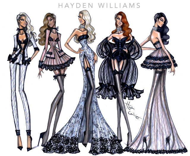 12 Stunning Fashion Sketches by Hayden Williams | Envato Tuts+