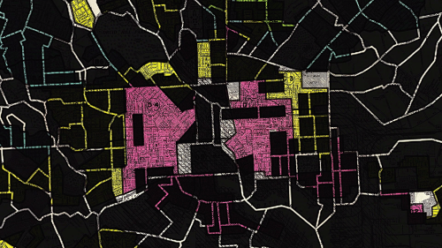 The history of redlining in Baltimore, told through maps in Rat Film (2018, Theo Anthony, dir.)