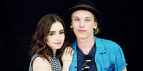 daisycallowys:  Lily Collins and Jamie Campbell Bower by Michael Muller 