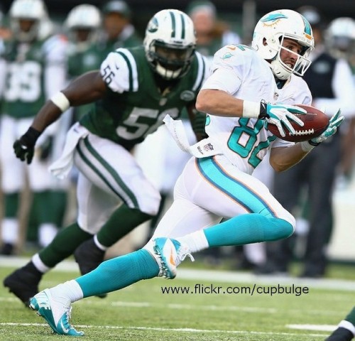 Was watching the Miami Dolphins last night, so happy to see some of them still wear jockstraps