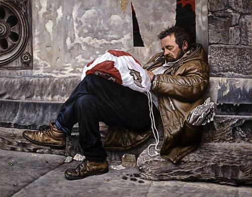 crossconnectmag:  Hyperrealistic Paintings by Gioacchino Passini   Gioacchino Passini born 1956 in Fanano (Modena) is an Italian painter and violinist. He hald is first one-man exhibition in his hometown, when he was 17. Over time, he continued to exhibit