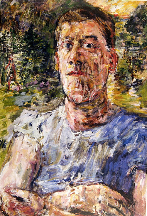 Oskar Kokoschka, Self-portrait of a degenerate artist, 1937 seen @Scottish National Gallery Of Moder