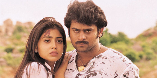 Prabhas and Shriya in Chatrapathi (2005)