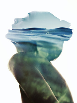 red-lipstick:Aneta Ivanova (b. Varna, Bulgaria) - Head Up from Under the Waves series Photography