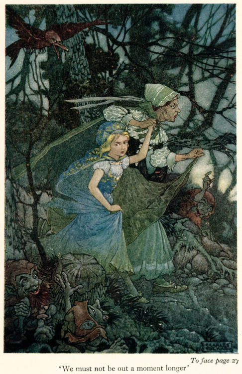 Charles Folkard (1878-1963), “The Princess and the Goblin” by George MacDonald, 1949Sour