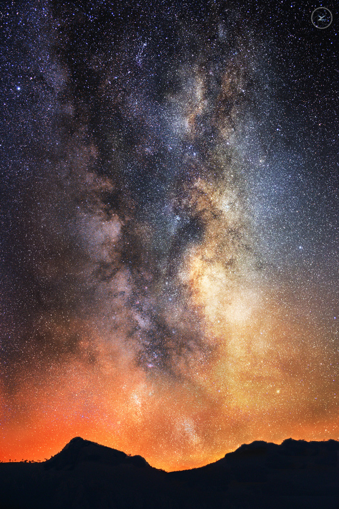brutalgeneration:  Mix of Sunset &amp; Night Sky ( Test ) I (by Yannick Lefevre)