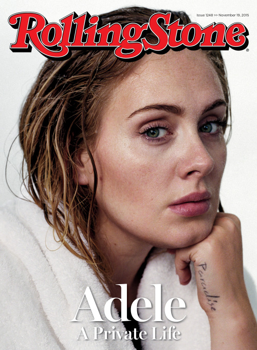 rollingstone:“The bigger that your career gets, the smaller your life gets.“ Adele opens up about he