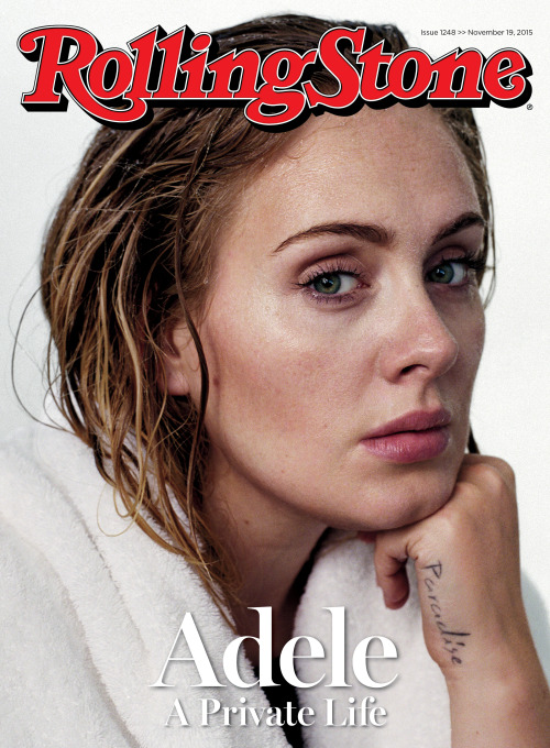 rollingstone:  “The bigger that your career gets, the smaller your life gets.“ Adele opens up about her private life and triumphant return. Read our new cover story in full.