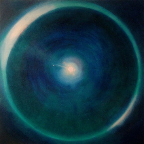 jareckiworld:Sylwia Górak — The Moon in the Well   (oil on canvas, 2015)