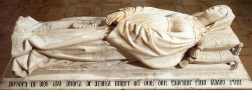 Tomb of Aldonza de Mendoza, Monasterio Jerónimo de Lupiano (Guadalajara), c. 1440