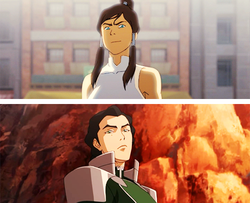 callmekuvira:It’s like Korra has to deal with overcoming a version of her past self. - Mike DiMartinoboth of them are hot~ <3