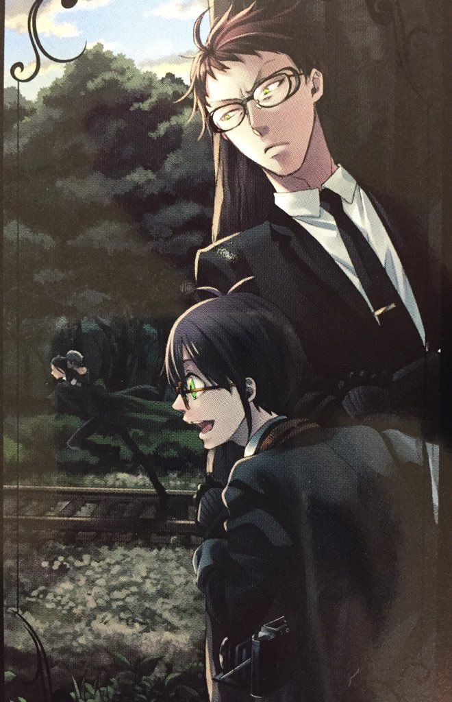 vvlin91:
“ I’d like to thank @lost-shounen for providing me with this photo (back cover of Vol.22) so now I can mock myself for getting their hair color wrong xD
I can’t believe they are both brunettes I was hoping at least one of them had a less...