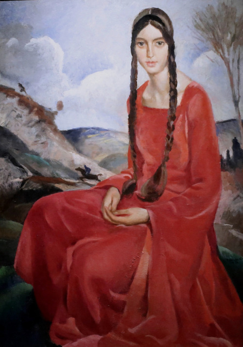 fleurdulys:Portrait of Camilla Roatta - Francesco Chiappelli1930
