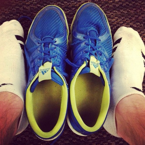 viewfrombelowyourfeet: Felt bad for my shoes and socks after baseball conditioning… Wish you 