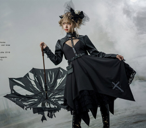 lolita-wardrobe:  New Release: 【-The Holy Cross-】 #Gothic #Steampunk Lolita JSK and Bolero◆ Only 4 Days Left To Buy >>> https://lolitawardrobe.com/penny-house-the-holy-cross-gothic-steampunk-lolita-jumper-dress_p4765.html