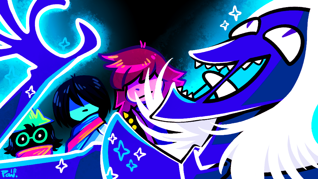 neon-ufo:  Part 2 of the thumbnails I did for @chundovo‘s Deltarune playthrough!!Go