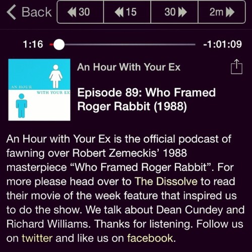 An Hour With Your Ex #podcast #whoframedrogerrabbit @mel_evans