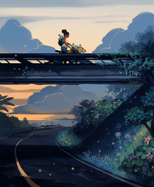 prinnay:Summer night overpass