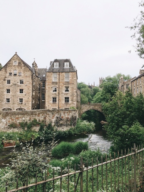 forest-dreams: The most wonderful stroll today through Dean Village, Edinburgh.