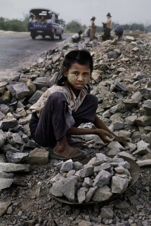 autremondeimagination:  Stolen Childhoods by Steve McCurry From Top: Africa, Tibet, Nepal, Kabul, Myanmar/ Burma, Afghanistan, Bangladesh, India, Burma, Niger 