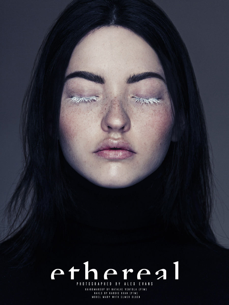 fromobscuretodemure:  Mary Rubin by Alex Evans for Institute Magazine. Hair stylist