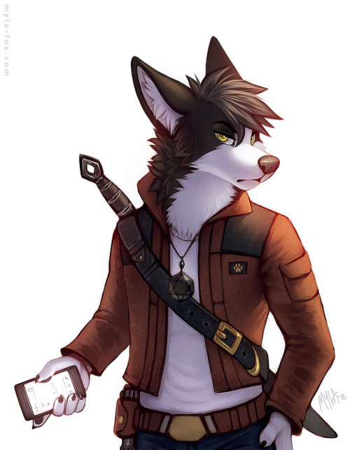 mylafox - “Harumph”Half-Body Portrait for JakeWolf25 on Amino...