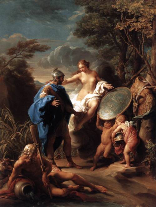 rjtyler:BATONI, PompeoItalian painter, Roman school (b. 1708, Lucca, d. 1787, Roma)Venus Presenting 