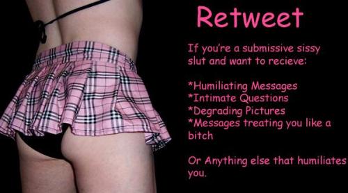 whitesissyforcock: sissyamandaforblacks: littleyoungsissy: Let’s hear it! ♥ littleyo