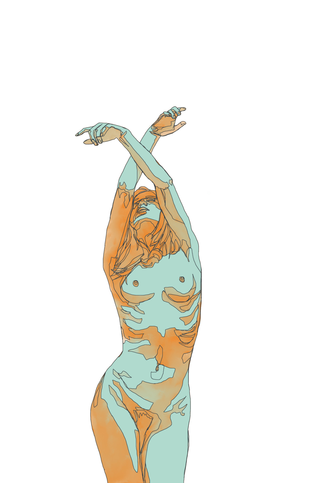 jeffdillonart:  sometimes silver hurts by Jeff DillonModel: KyotocatBased of image