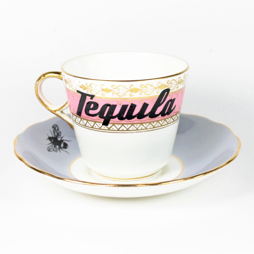bestof-etsy:  Quirky &amp; Vintage Tea Pot Sets Get an Ironic Makeover by Yvonne
