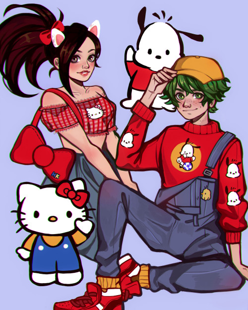 SANRIO X BNHA finally finished this! long time coming but I’m super happy with it! tell me wha