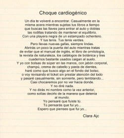 de-poesia-y-poetas:  Choque cardiogénico