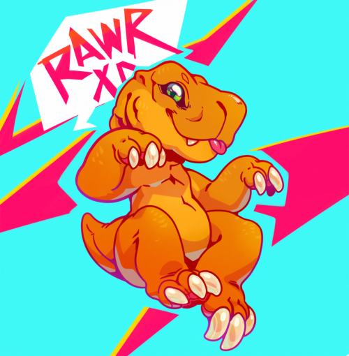 agumon will forever be my favorite little dinosaur son (o´〰`o)♡*✲ﾟ*｡