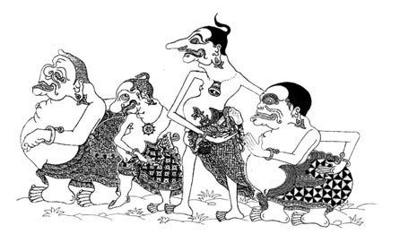 Culture Traditions Customs And Traditional Life Semar Gareng Petruk Bagong