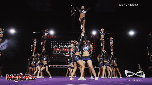 fierce-is-always-welcome:icheerforever:Just watch Jessica’s bases’ hands….. They got all tangledand 