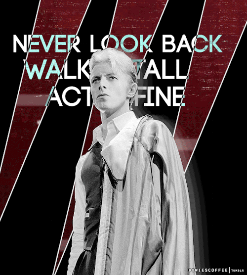 bowiescoffee: In walked luck and you looked in time