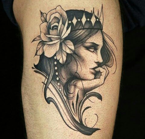 alittlehumanwholovestattoos:By: Deanna Smith Instagram: deanna_art, inkmaster