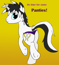 taboopony:        Ok everyone!!! I declare tomarrow as Pony Panty Day!! and as such I will be drawing  5 lucky ponies in various types of sexy underwear! just for the silly fun of it all if you want to try to be one of those ponies you just need to do