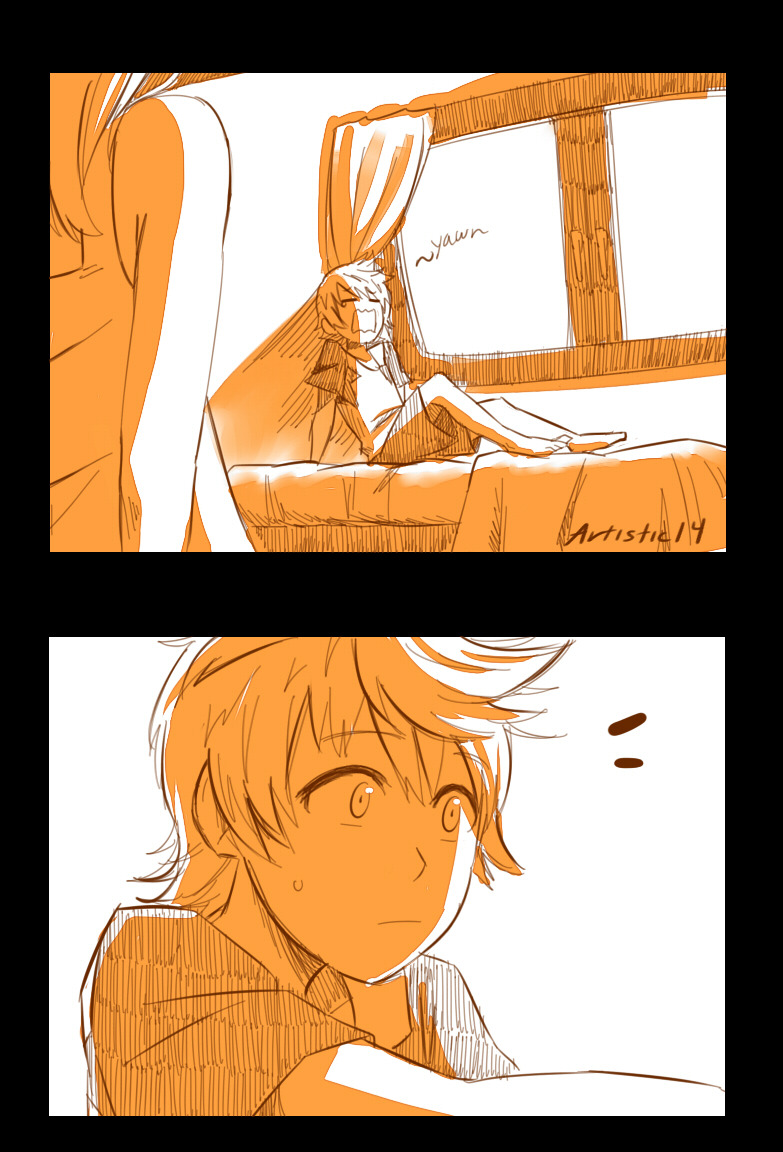 xxartistic14xx:Namine was being adorably stalk-ish in the KH2 prologue xD
