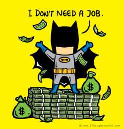 thecoolsumist:  If Superheroes had Part-time Jobs 