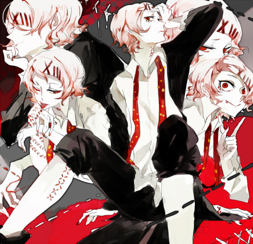 bishie-chan:  Character: Suzuya JuuzouManga/Anime: Tokyo Ghoul Fanart by: Pixiv Id 10094706 炽 乙 ※ Permission to upload this was given by the artist. 