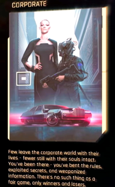 acoolmetalfire:cyberpunk 2077: life paths descriptions