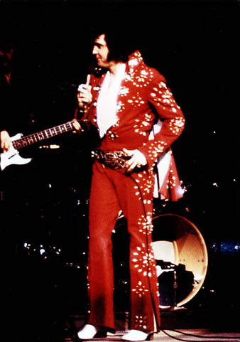ilovetheking-elvispresley:  Elvis in red. :) 