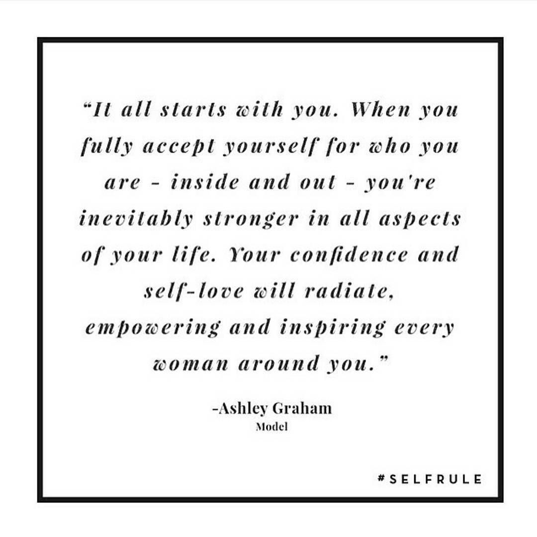 Words to remember&hellip; @theashleygraham #quotes #inspiration #loveyourself
