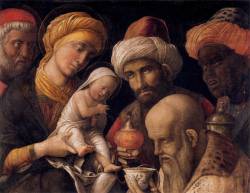 Cavetocanvas:  Andrea Mantegna, Adoration Of The Magi, C. 1495-1505 From The Getty