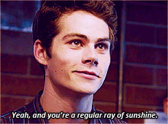 dylanships:Teen Wolf AU: Derek hears Stiles laugh for the first time.  gifset by dylanships, drabble