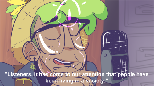 mr-reblogbutton: I’ve just been wanting to draw some more Cecil in the hot seat partaking wisdom tha